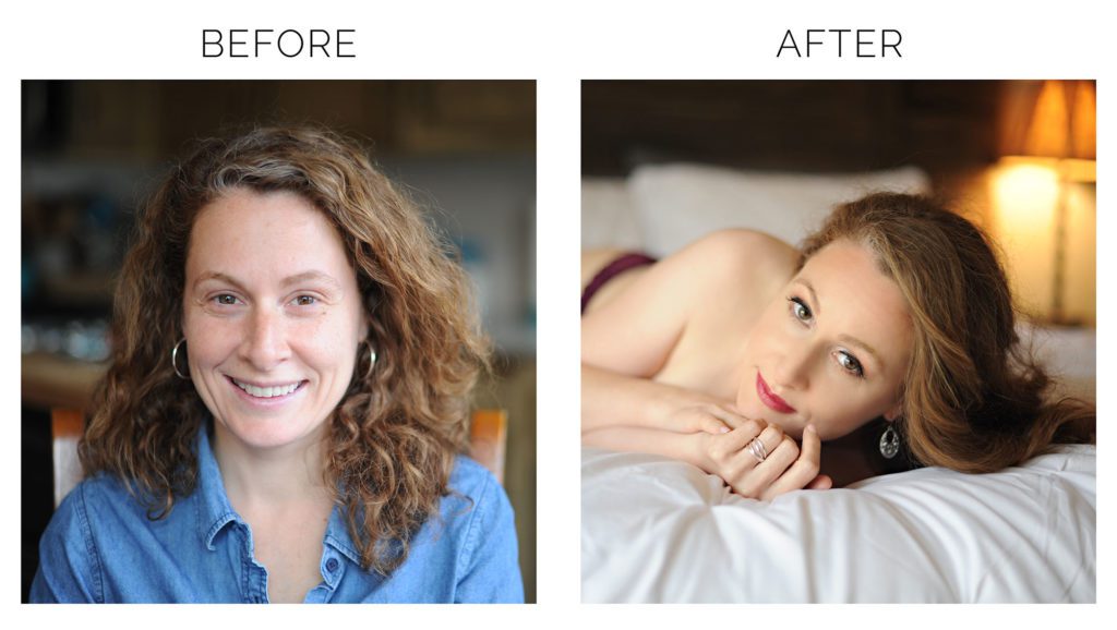 Before & After San Diego Boudoir Photographer | Melisa Ford Photography | www.melisafordboudoir.com