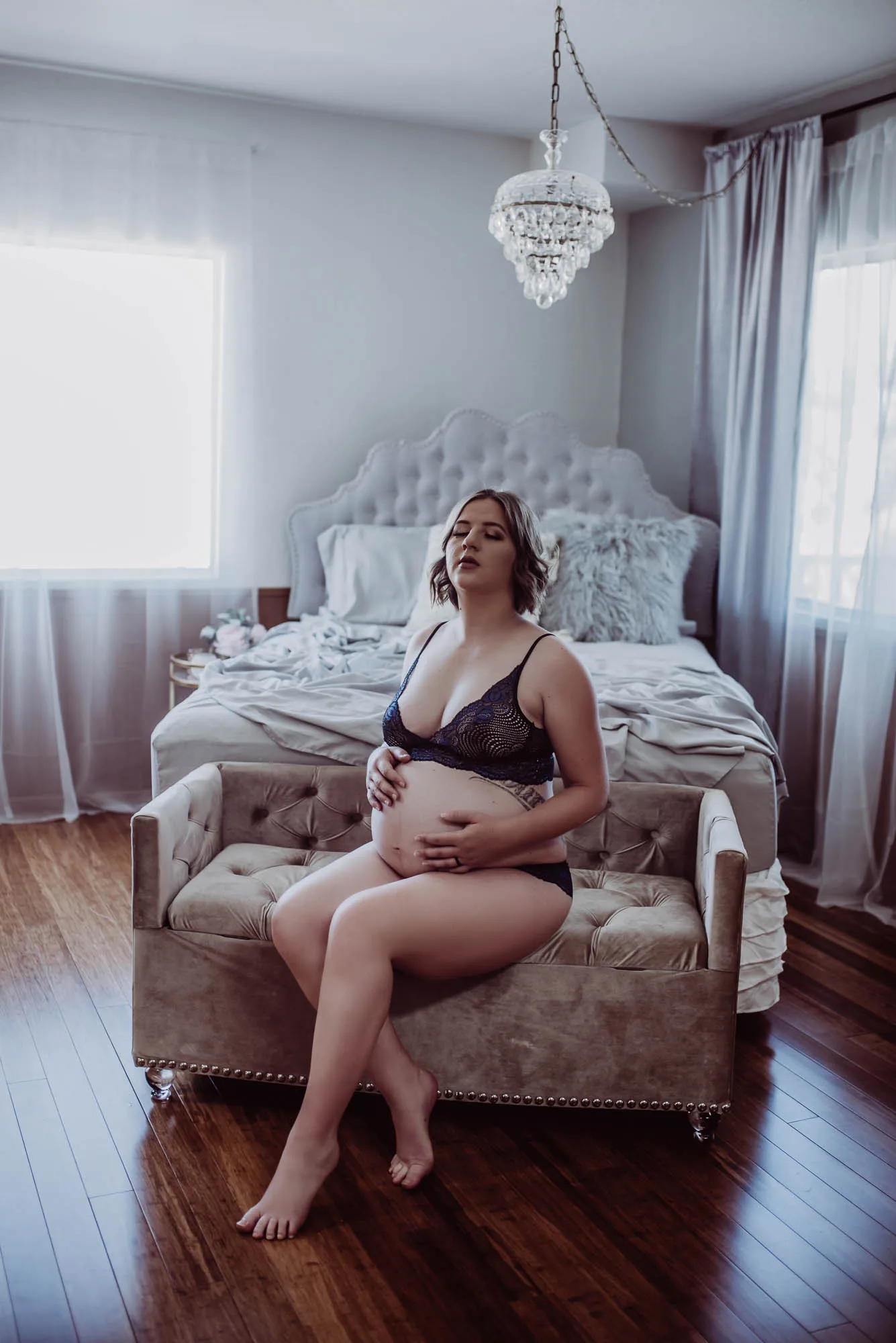 Strong & Beautiful Maternity Boudoir | Melisa Ford Boudoir San Diego Boudoir Photographer
